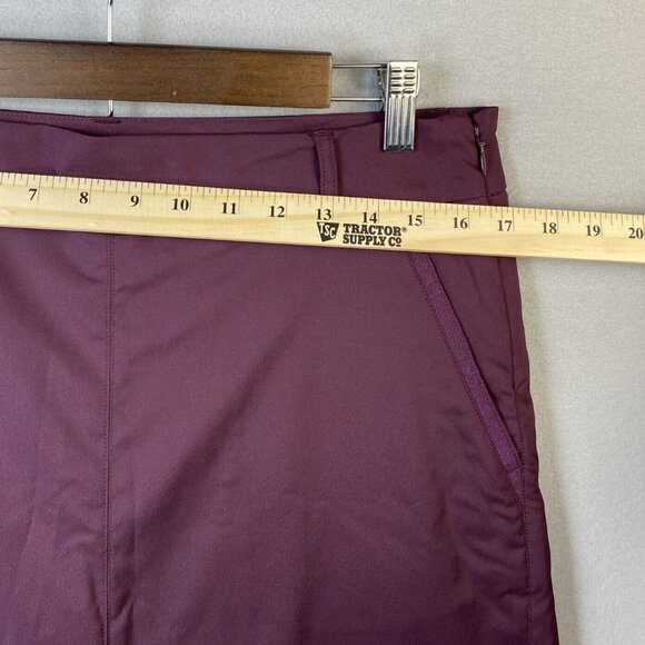 Puma Cell Skort Womens Size 8 Burgundy Red Skirt Golf Stretch UPF 50+ NWT $65‎ - Picture 4 of 15
